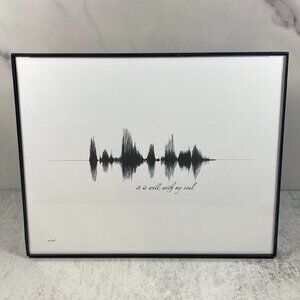 It Is Well With My Soul Soundwave 8x10 Contemporary Frame